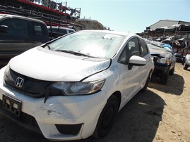 2016 Honda Fit LX White 1.5L AT #A22593